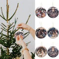 Julkrubba-ornament att hänga i granen