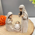 Julkrubba, enkel modell med tre figurer
