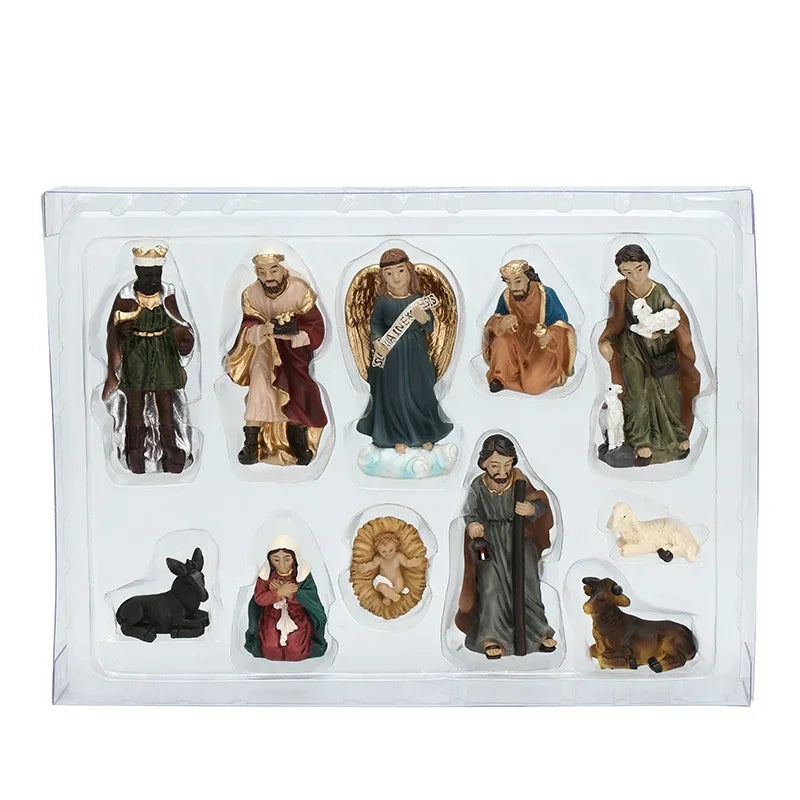 Julkrubba, 11 delar