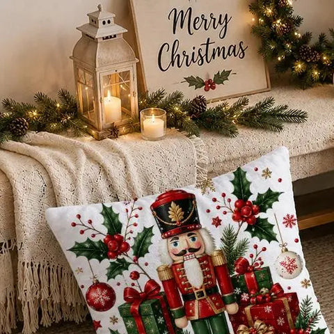 Julkudde nötknäppare & julsymboler